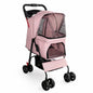 Foldable Pet Stroller for Small Dogs and Cats Under 28 lbs
