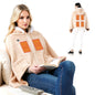 Wearable Heated Blanket with 8 Heating Zones and 3 Temp Levels