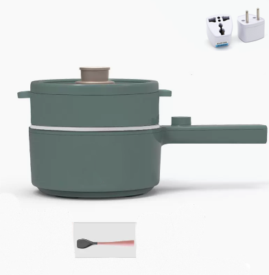 Mini Electric Hot Pot for Portable Cooking - Compact Plug-in Household Cooker