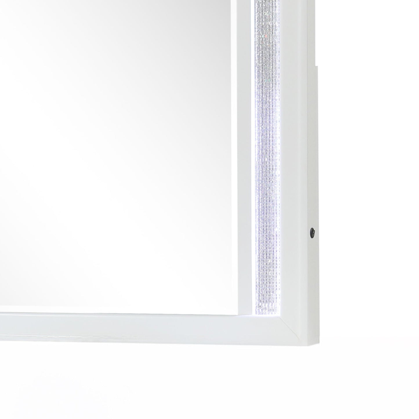 Abigale - Mirror For Dresser Top Made With LED (Includes Only Mirror) - White