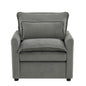 Modern Single Seat Accent Chair With Side Storage Pockets