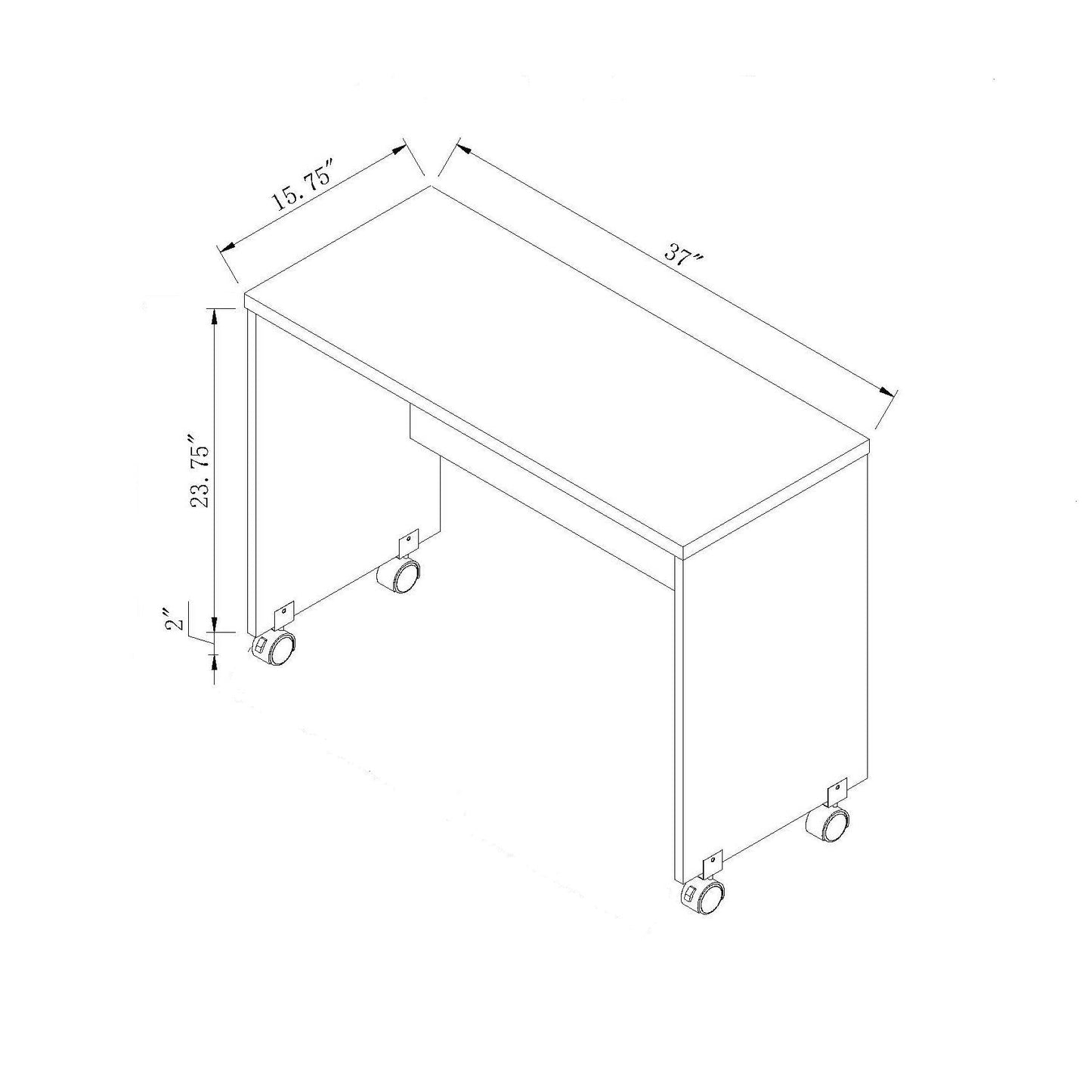 Printer Mobile Stand, Computer Desk, Home Office Desk
