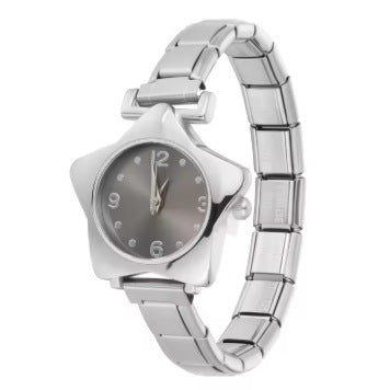 New Colorful Five Star Stainless Steel Watch Bracelet