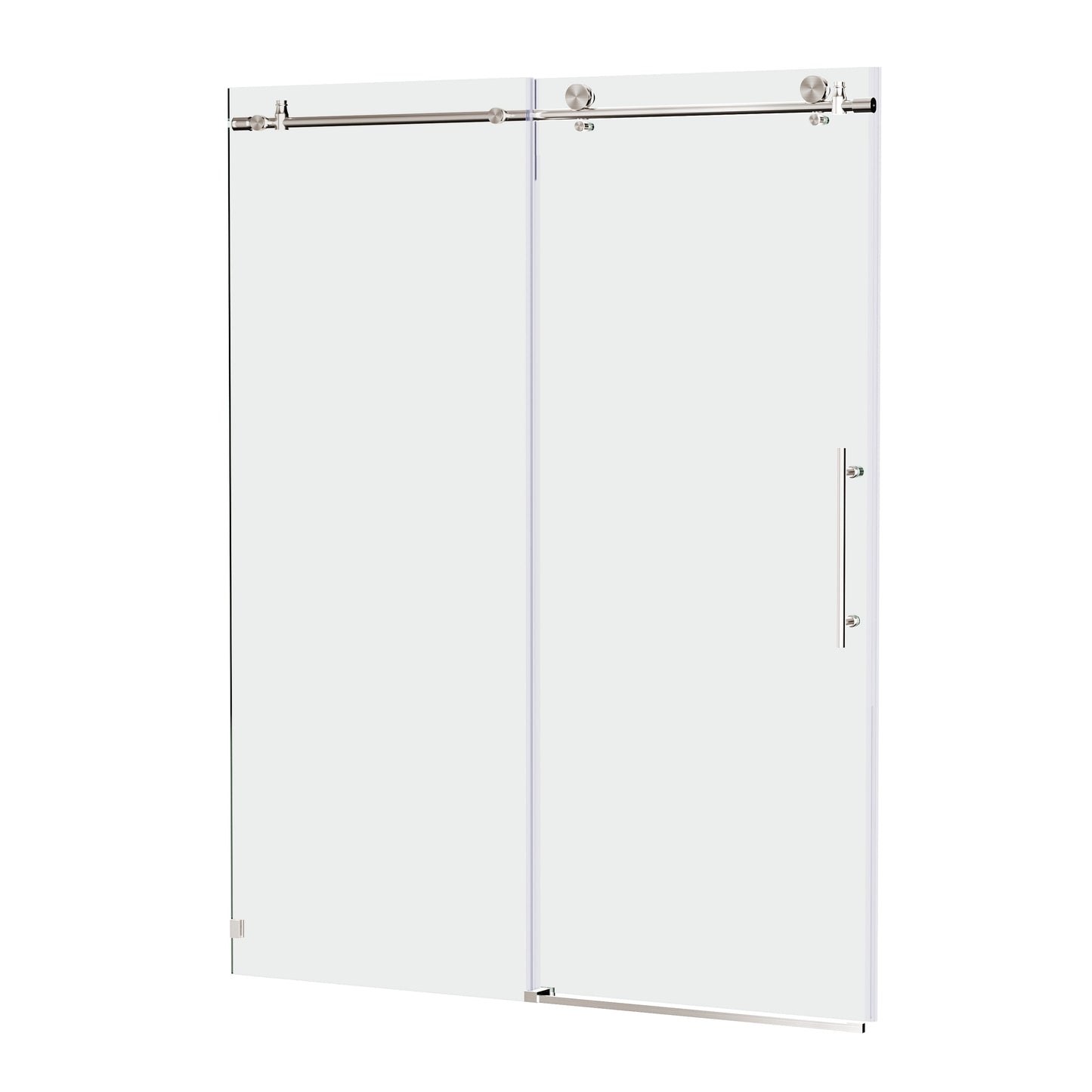 56-60"W x 76"H Frameless Sliding Shower Door