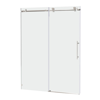 56-60"W x 76"H Frameless Sliding Shower Door