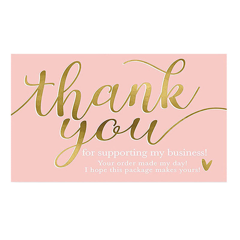 English Holiday Thank You Simple And DIY Creative Greeting Card