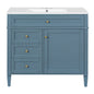 Bathroom Vanity With Top Sink, 2 Drawers And Tip Out Drawer