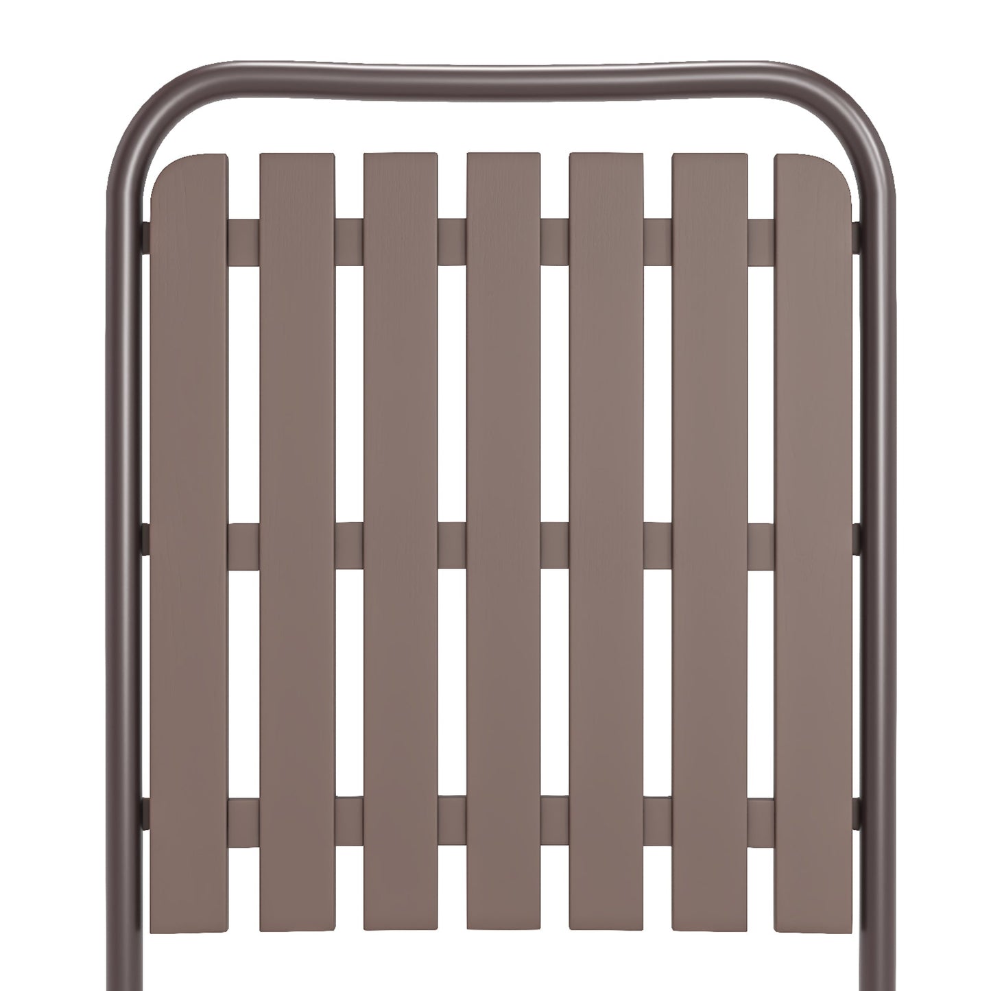 Brown 2-Piece Folding Chair, No Assembly Required