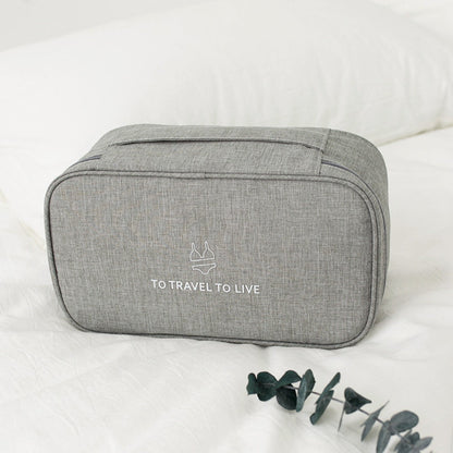 Oxford cloth underwear and socks storage bag, modern simple and fashionable large-capacity convenient finishing bag, underwear storage bag