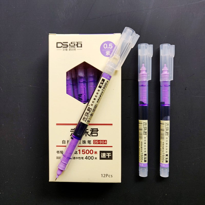 Dianshi Quick-Drying Gel Pen - Rollerball Straight Liquid Ink for Smooth Writing