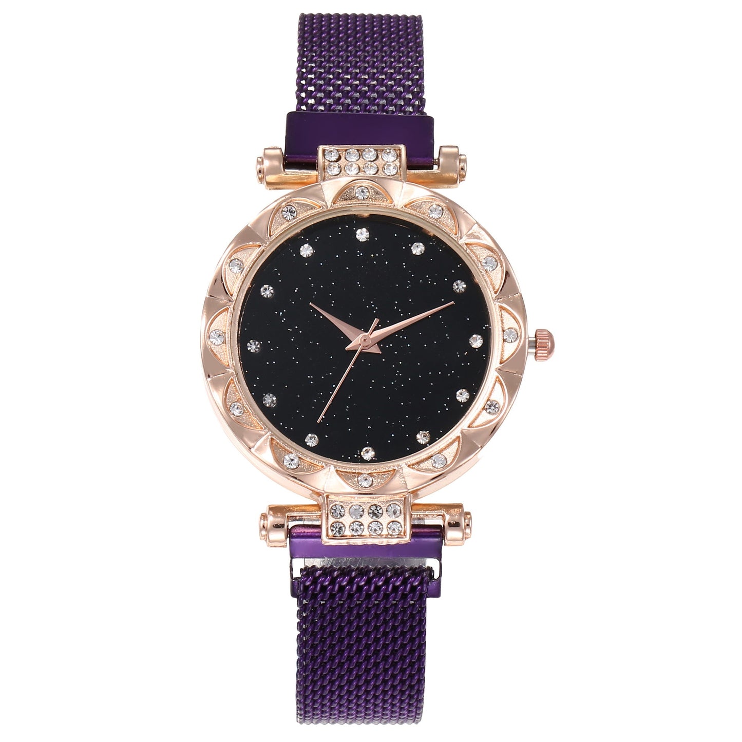 Magnetic Strap Set Womens Quartz Wristwatch