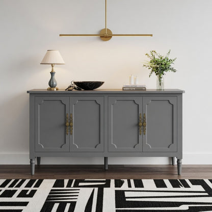 Vintage Buffet Cabinet With Adjustable Shelves