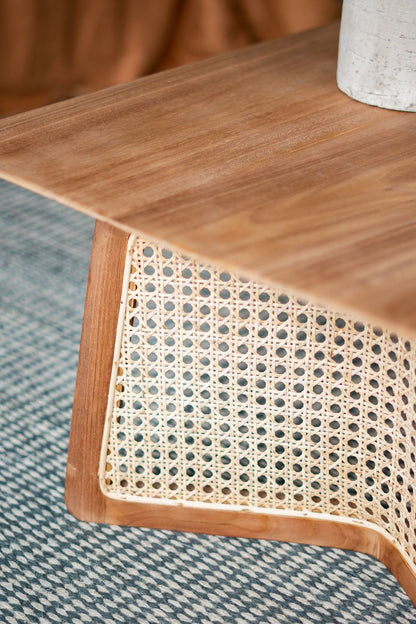Teak Coffee Table - Natural Wood / Brown