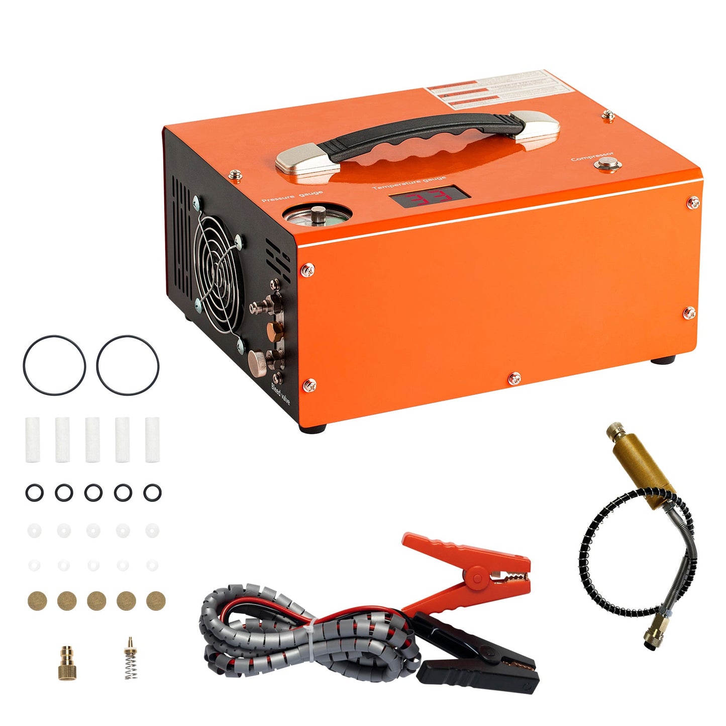 PCP Air Compressor, 4500PSI Portable with Auto-Stop and Built-In Converter