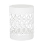 Outdoor Metal Large End Table, Modern Design