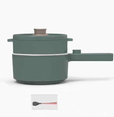 Mini Electric Hot Pot for Portable Cooking - Compact Plug-in Household Cooker