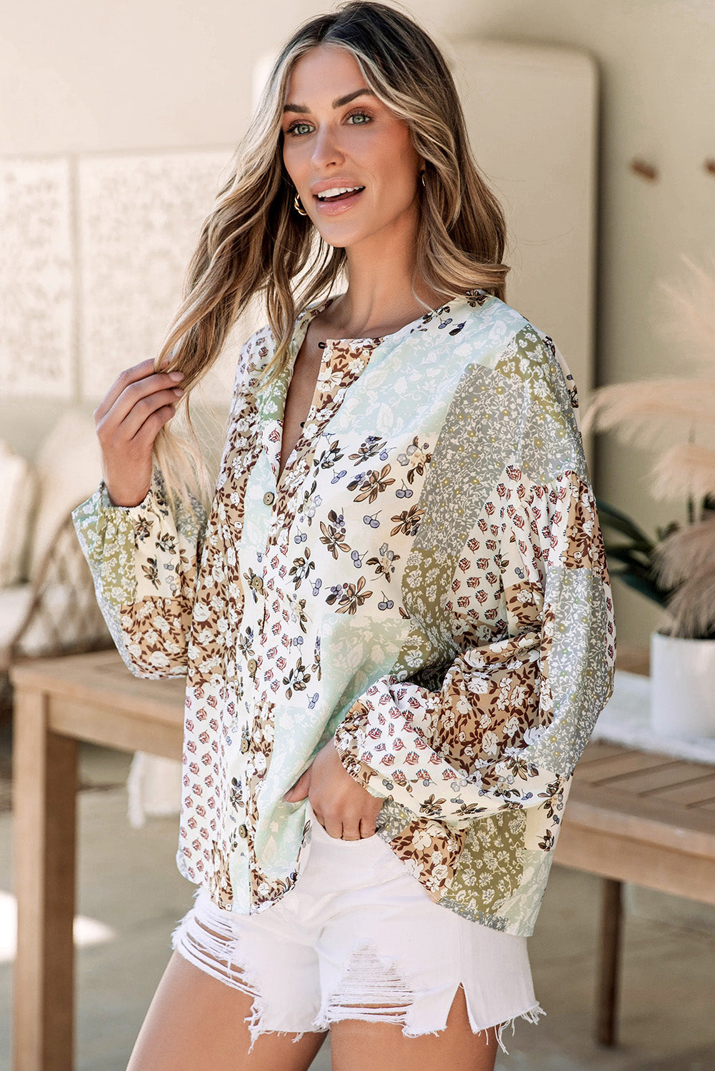 Winnie Long Puff Sleeve Shirt