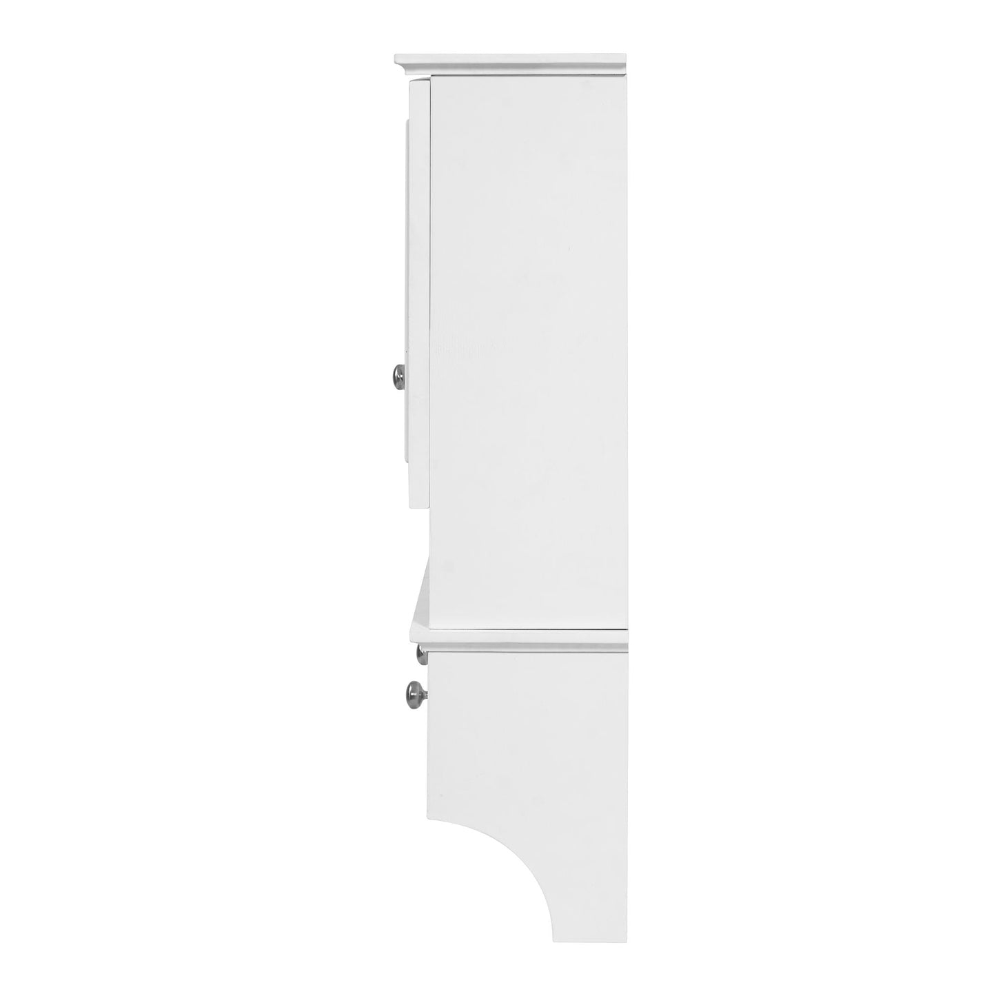 Modern Bathroom Mirror Cabinet With Drawers, Organizer Hooks, And High-Definition Mirrors