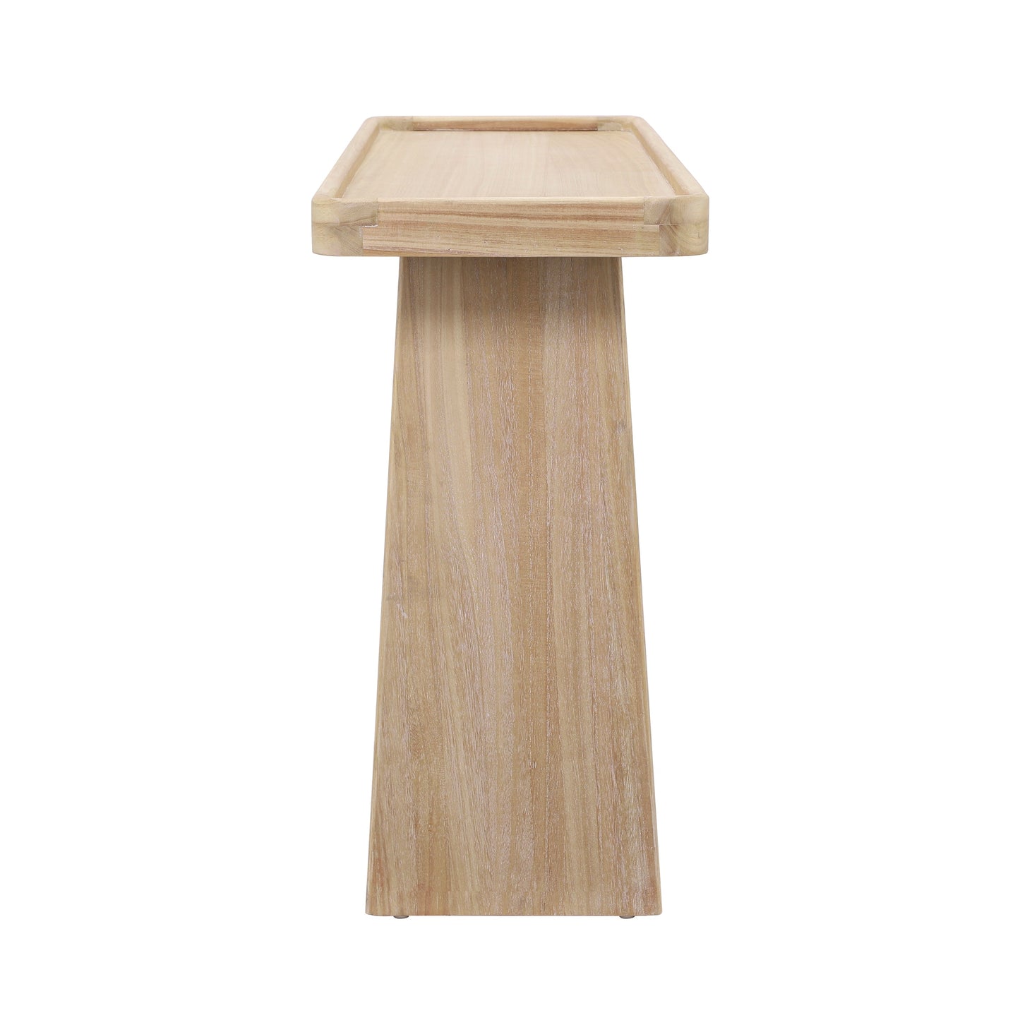 Farmhouse Console Table with Tray Top Design