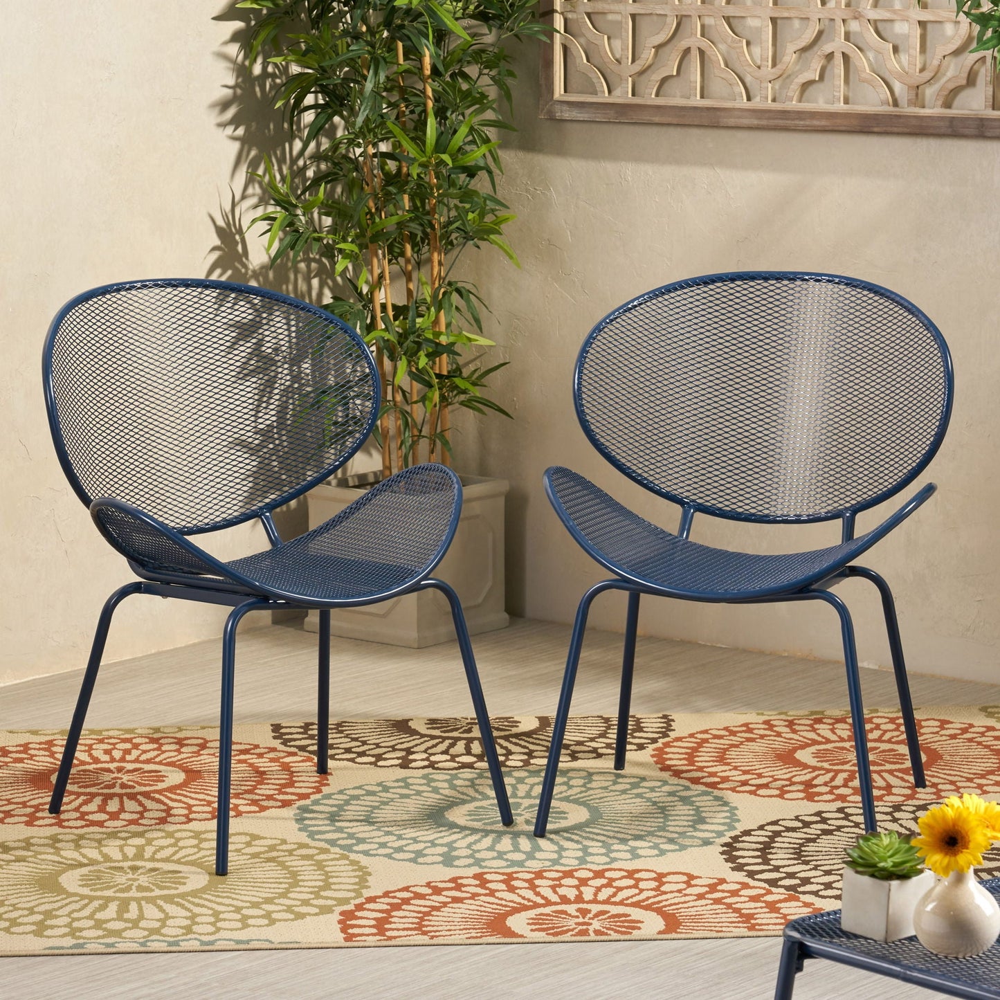 Elba Contemporary Chair Set For Outdoor Relaxation