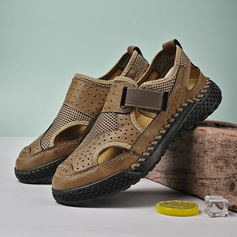 Breathable New Mens Closed-Toe Sandals