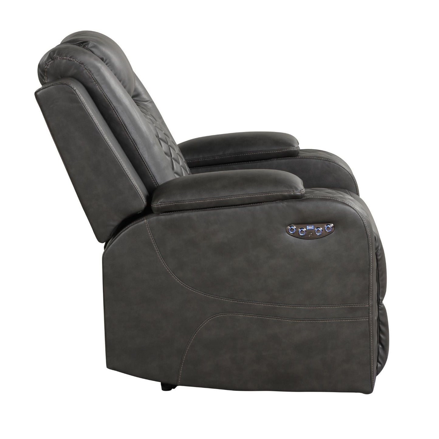 Benz - LED & Power Recliner Chair With Adjustable Headrest