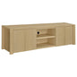 Laurelton 78-inch 4-door TV Stand Media Console Light Oak
