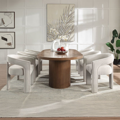 Gamarya - Dining Table - Dark Oak