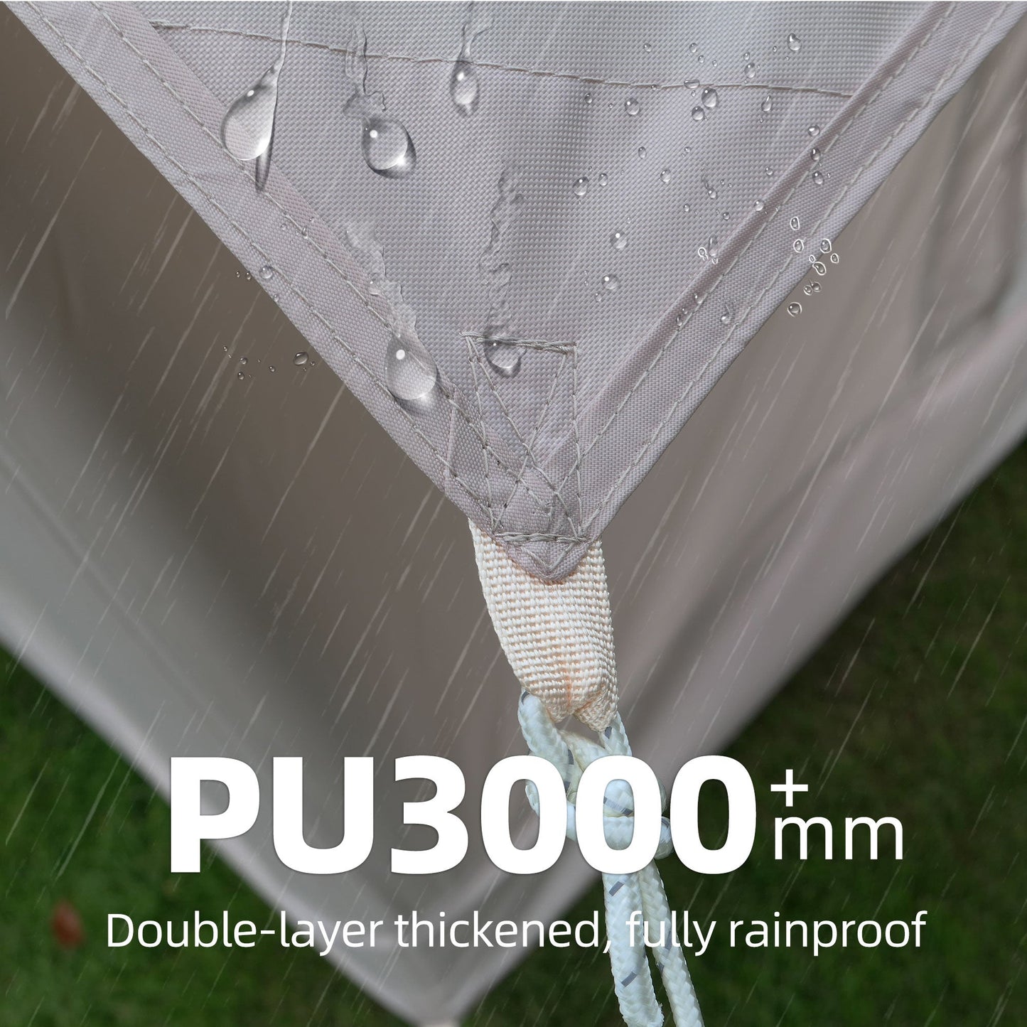 5.76 m² Inflatable Tent for Camping with Canopy