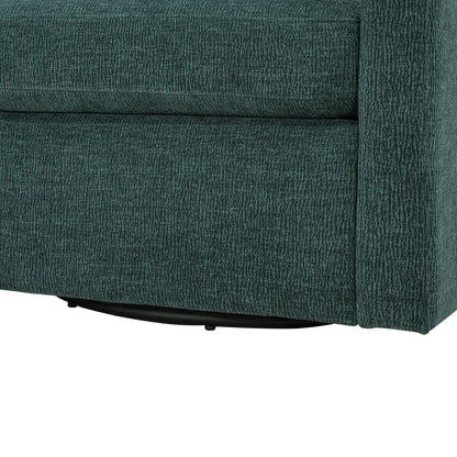 Sutton - Swivel Barrel Chair - Peacock