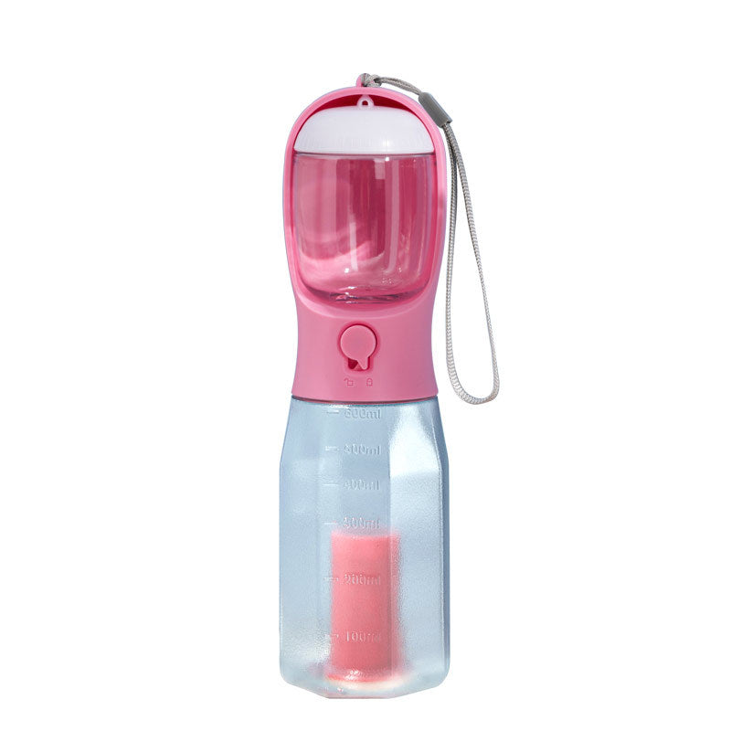 Pet Dog Three-in-one Portable Garbage Bag Filter Multifunctional Water Cup