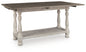 Havalance - Flip Top Sofa Table - Gray / White