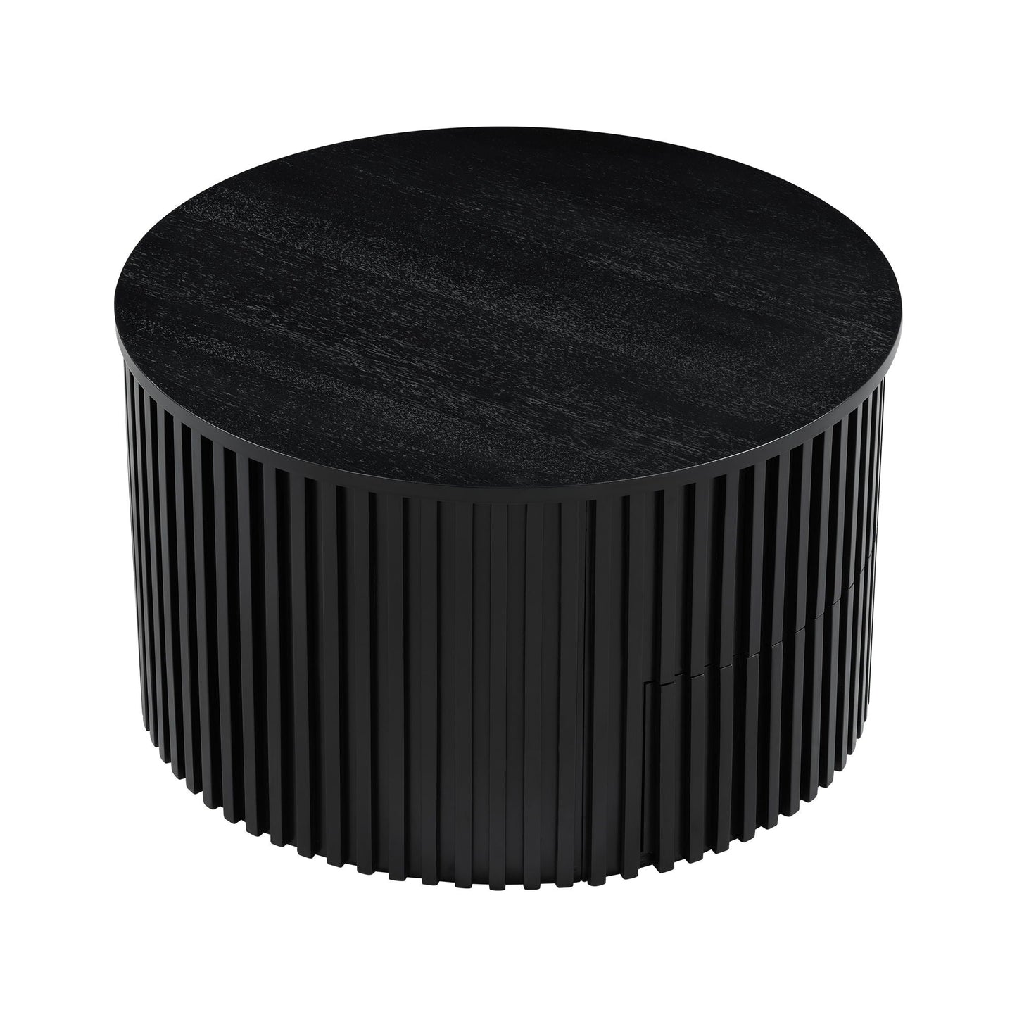 Round Lift Top Coffee Table With Hidden Storage For Living Room