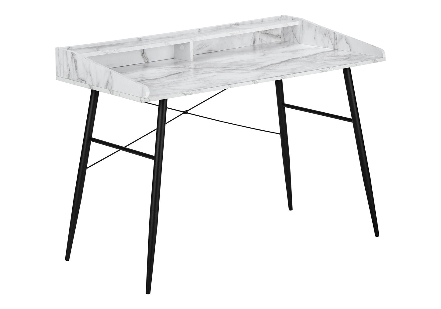 Computer Desk For Home Office With Laptop Storage Shelves