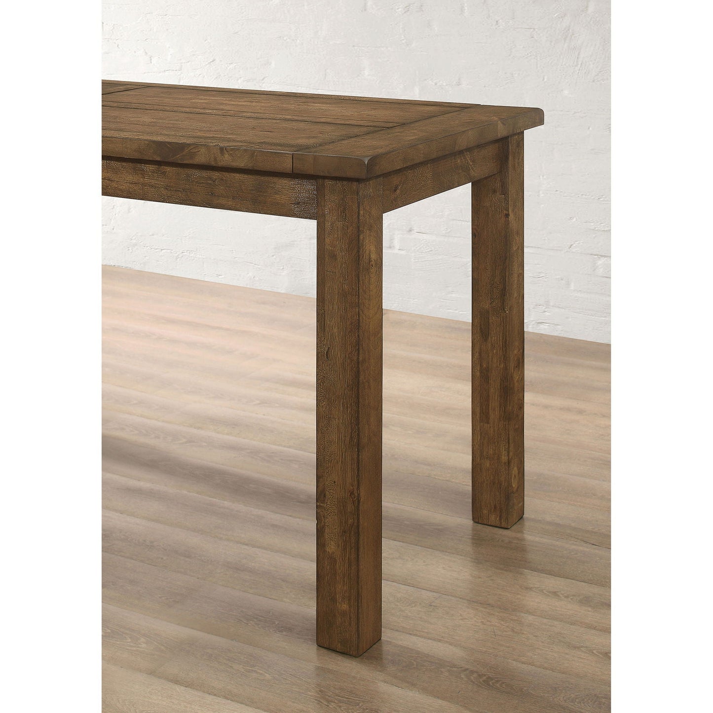 Amarillo - Rectangular Counter Height Dining Table - Rustic Brown