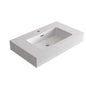 Glossy White Integrated Solid Surface Basin