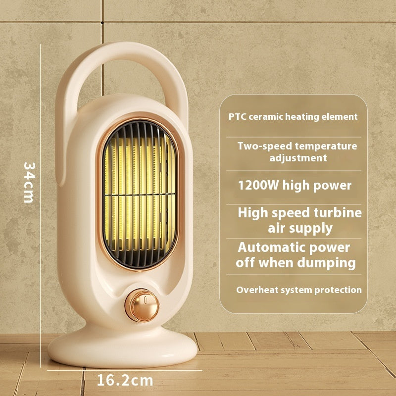 High-power Digital Display Warm Air Blower Desktop Office Small Heater