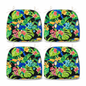 Outdoor Patio Chair Cushions, Water-Repellent U-Shape, Set of 4 - Rich Forest