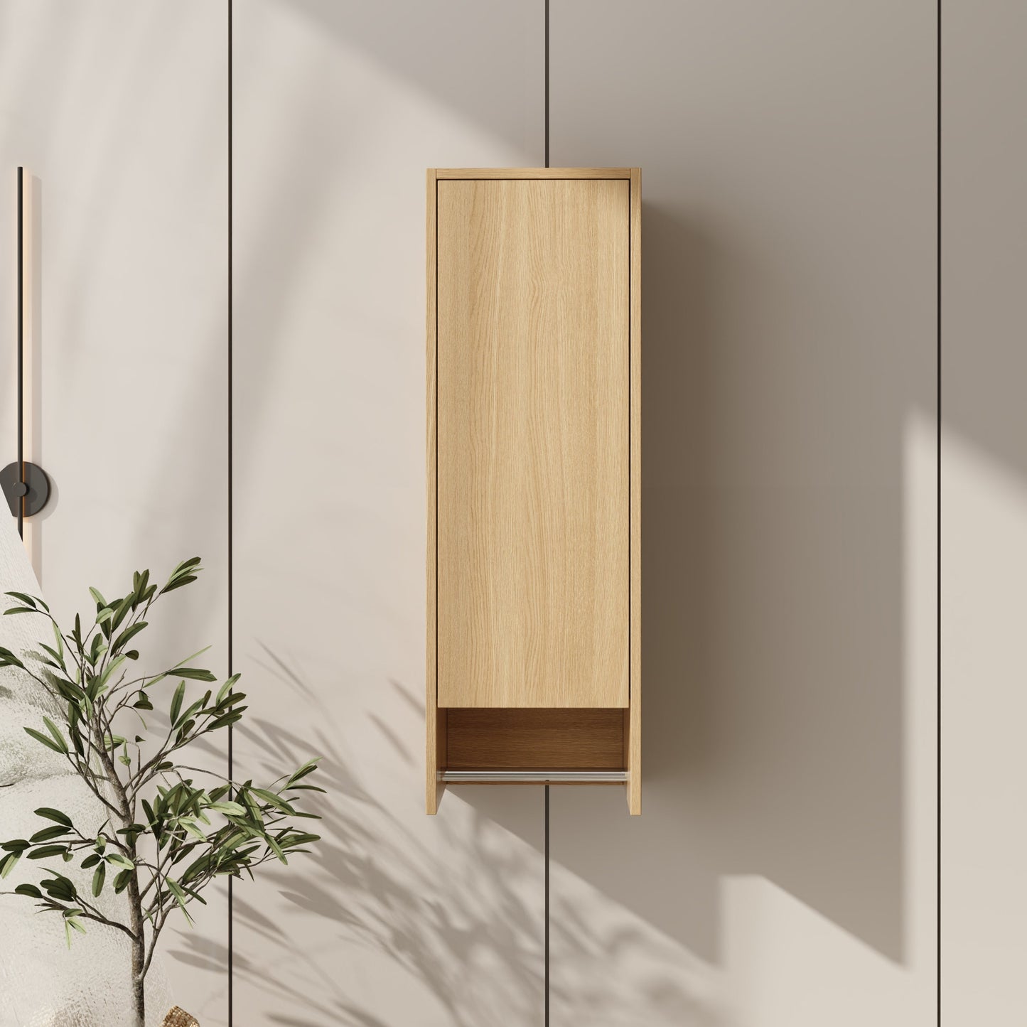 12 Inch Small Wall Mounted Side Cabinet