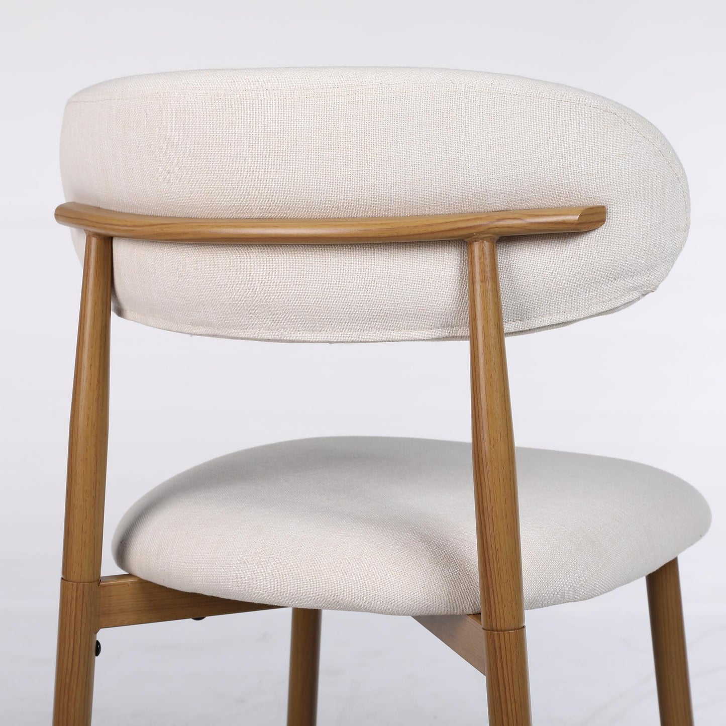Upholstered Counter Height Bar Stools For Kitchen Island (Set of 2) - Beige