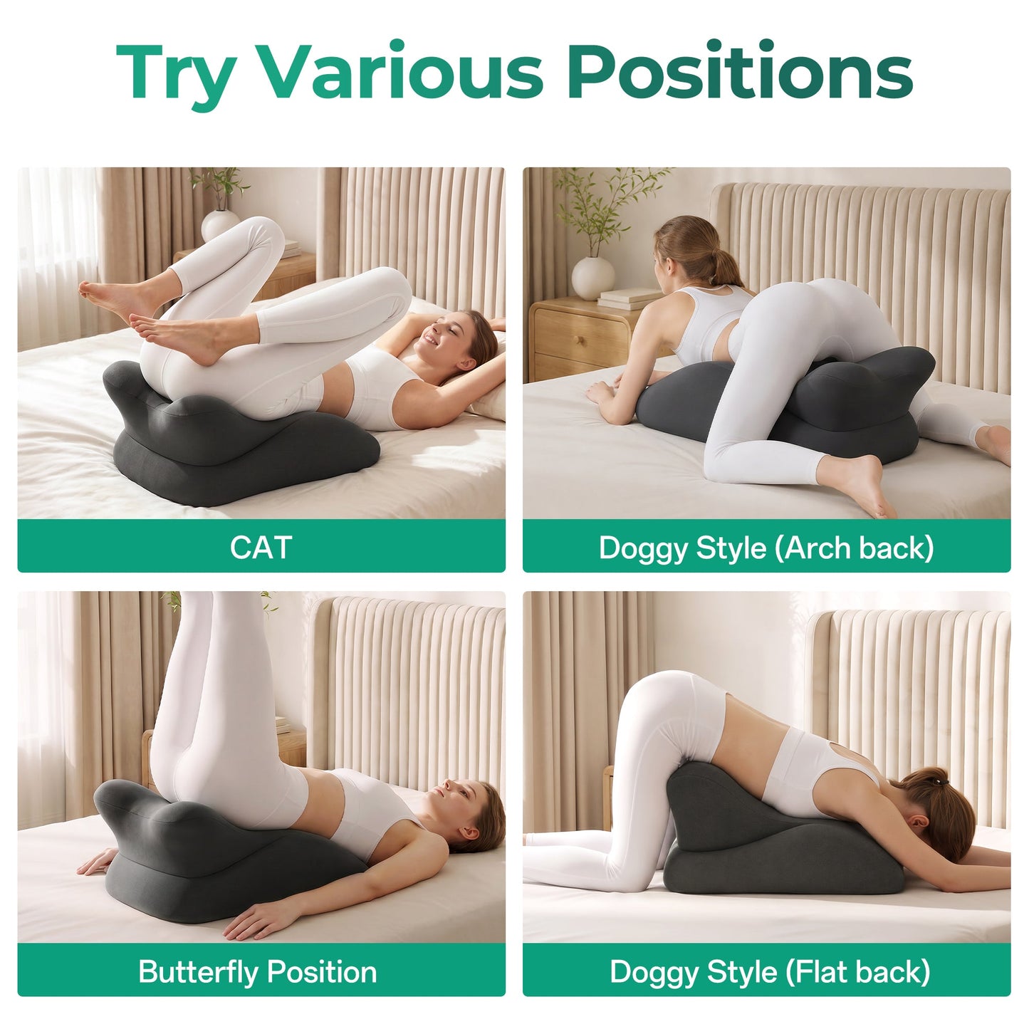 Memory Foam Ergonomic Wedge Pillow