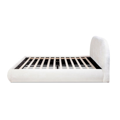 Archie Puffy Grounded - Upholstered Platform Bed