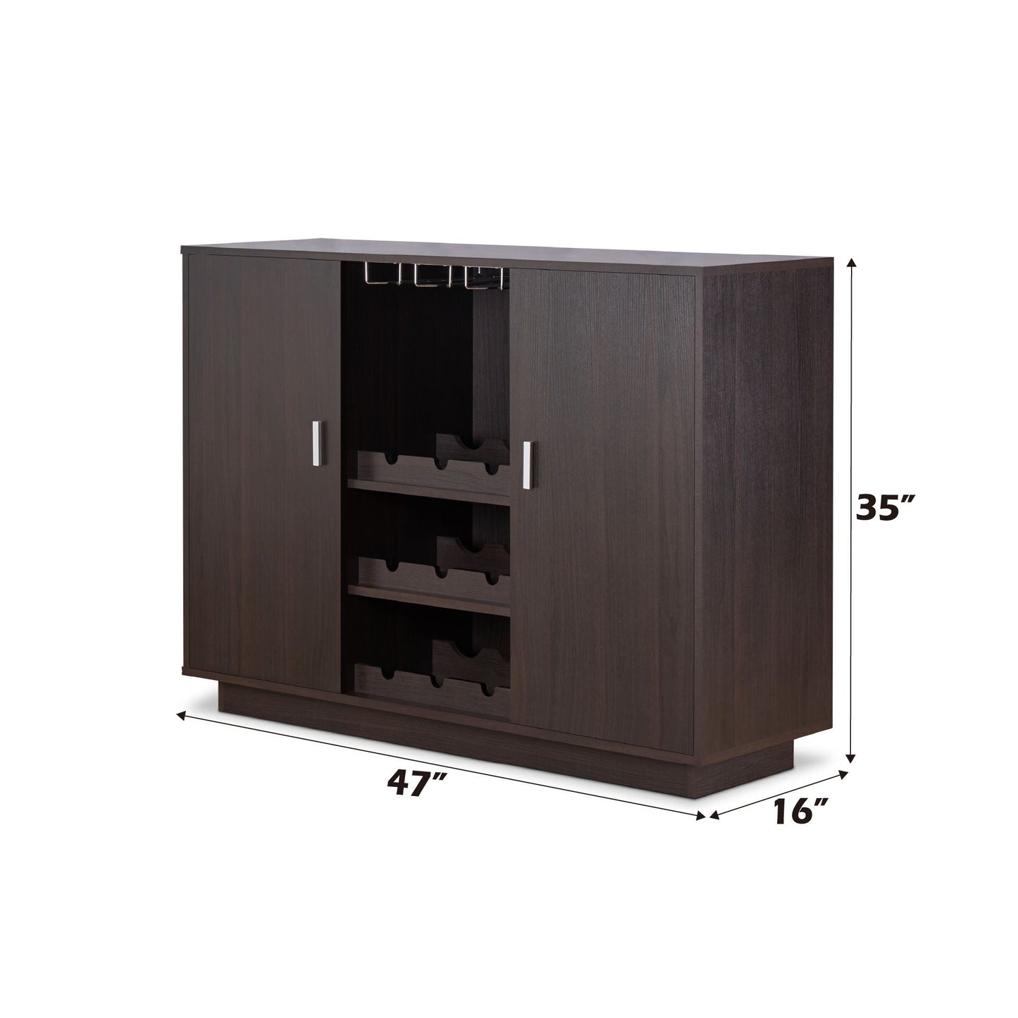 Hazen Wine Cabinet II - Espresso