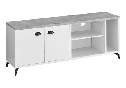 Contemporary TV Stand Console with Storage Cabinet