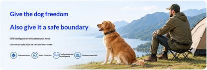 Smart GPS Wireless Fence & Tracking Training Collar