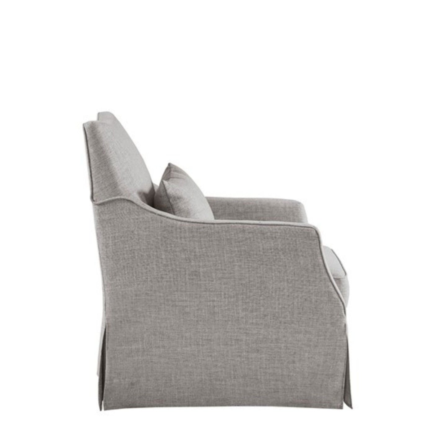 Traditional Design London Skirted Swivel Chair