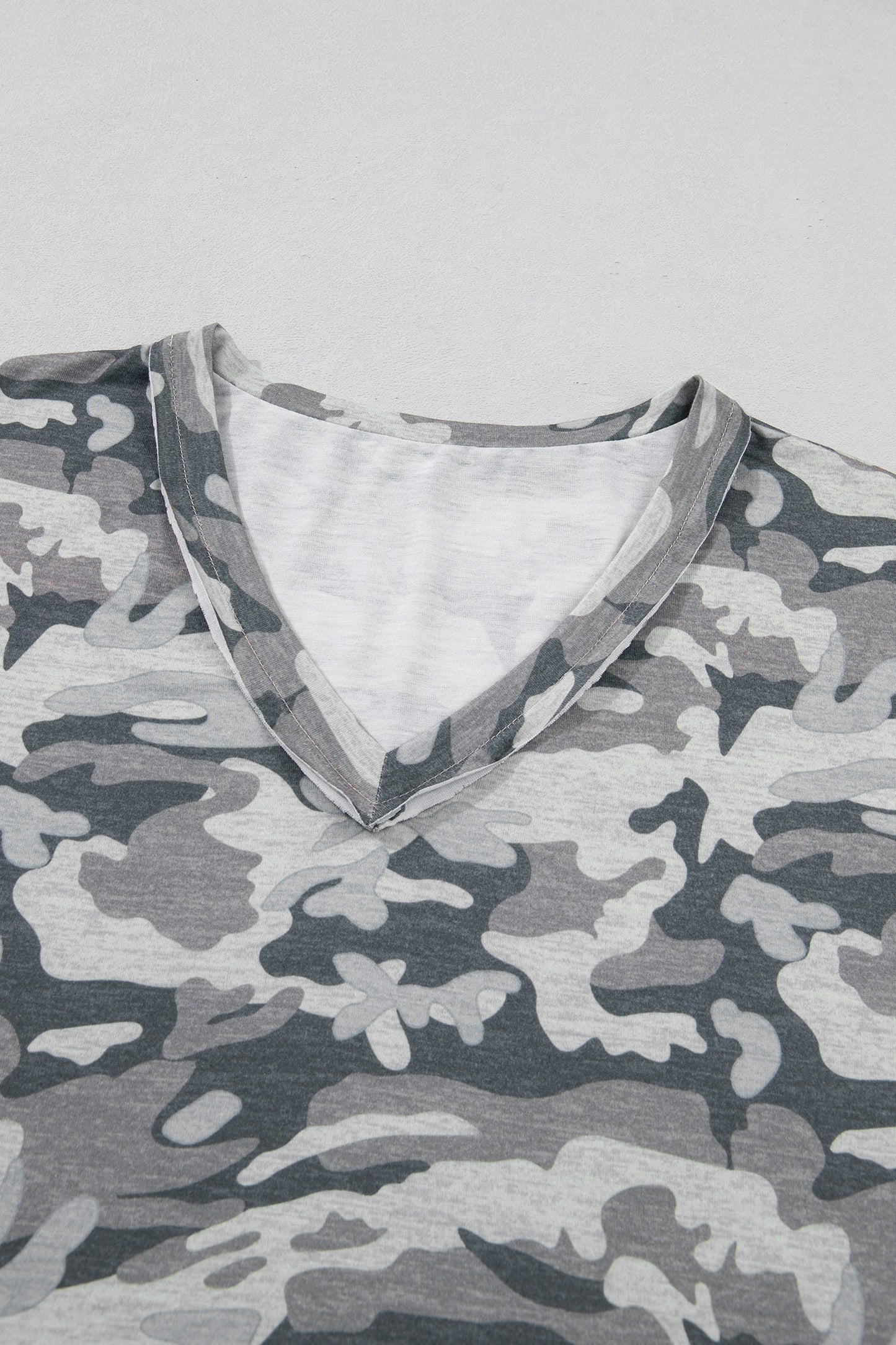 Nala Print Raw Edge Tee