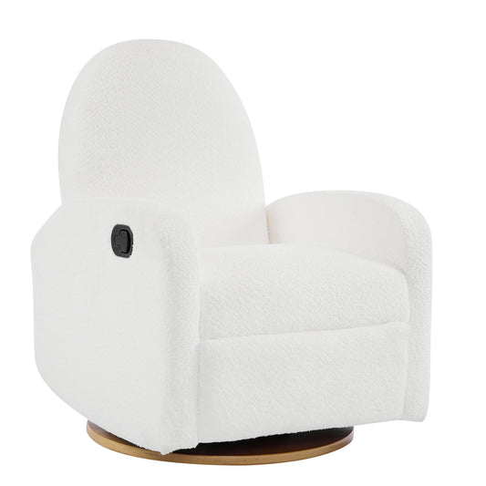 360 Swivel and Glider Recliner Chair - Beige