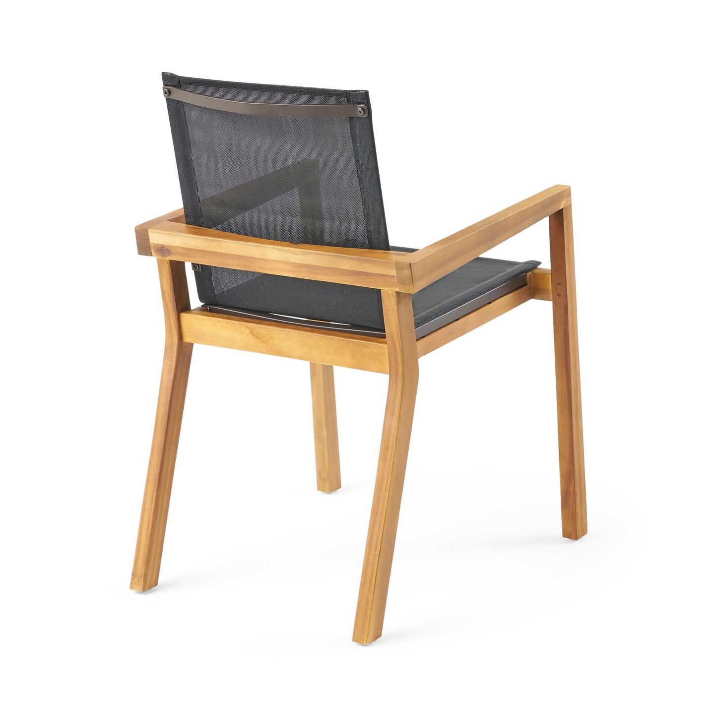 Belfast - Dining Chair With Acacia Wood Frame And Seating (Set of 2)