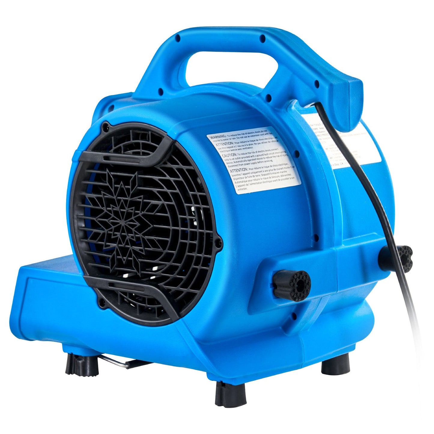 Floor Blower 1360 RPM 600 CFM Air Mover with 4 Blowing Angles 3-Speeds
